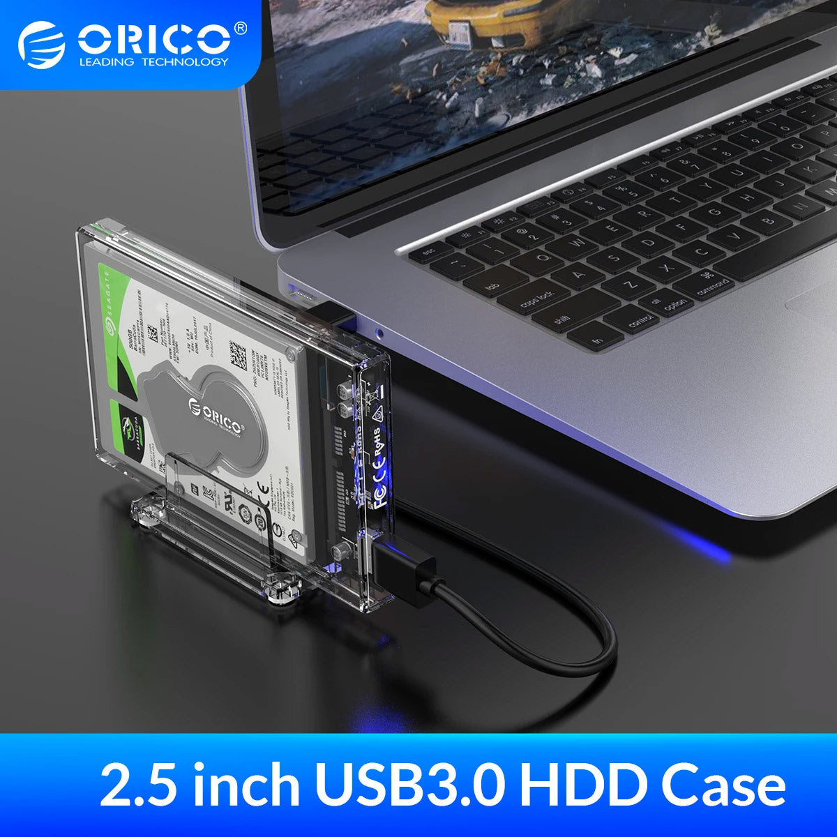 ORICO HDD CASE CRYSTAL 2.5 2139U3-CR 3.0