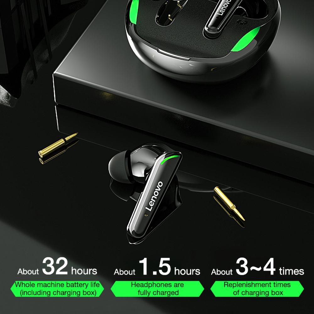 Lenovo XT92 Wireless BT5.1 Gaming Earbuds In-Ear Headphones With 10mm Speaker Unit