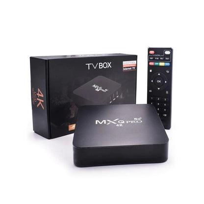 MXQ PRO 4K TV BOX Android 10.0 4K HDR Ultra-HD Video 2.4G 5G WiFi 4gb+64gb