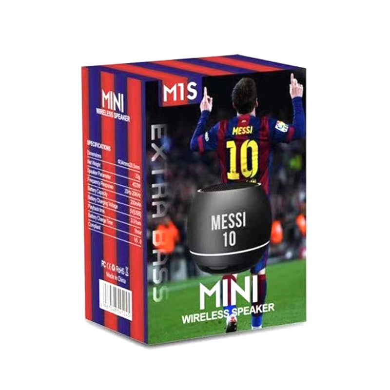 Messi 10 Mini Bluetooth Speaker Extra Bass M1S