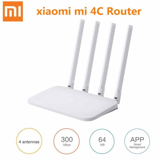 Xiaomi Mi 4C Router 300Mbps WIFI Router 5dBi 2.4GHz 802.11a/B/G With Four Antennas