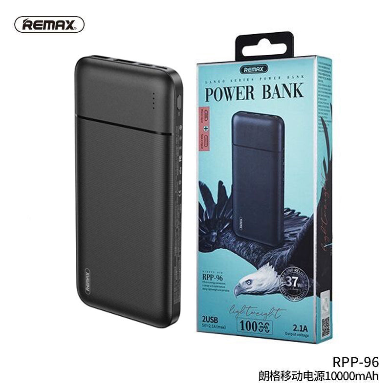 REMAX 10000Mah Power Bank RPP-96 Black