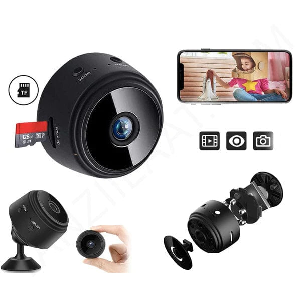 SPEED-X A9 1080p Hd 2MP Magnetic Wifi Mini Camera WITH V380 APP