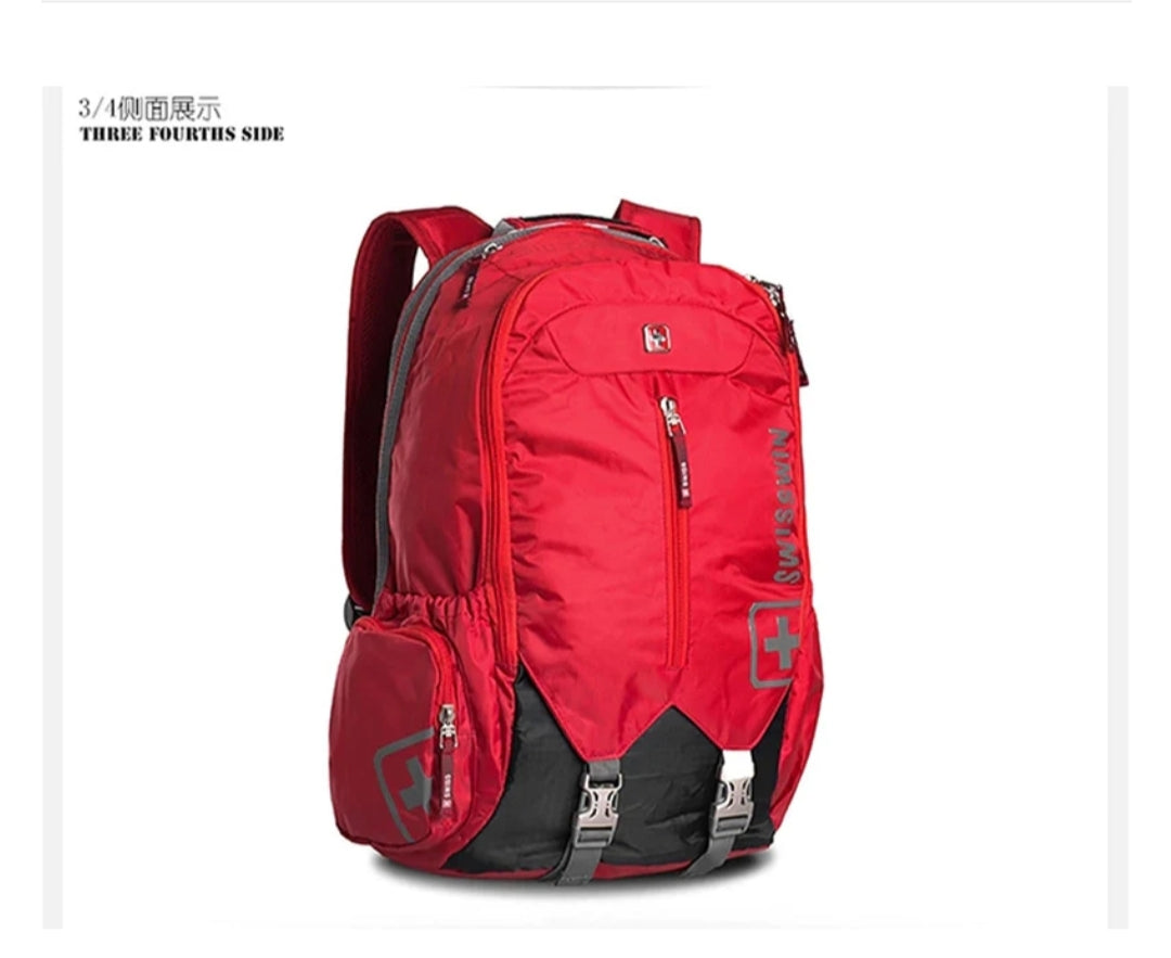 SWISSWIN WATERPROOF 15.6" LAPTOP BACKPACK RED