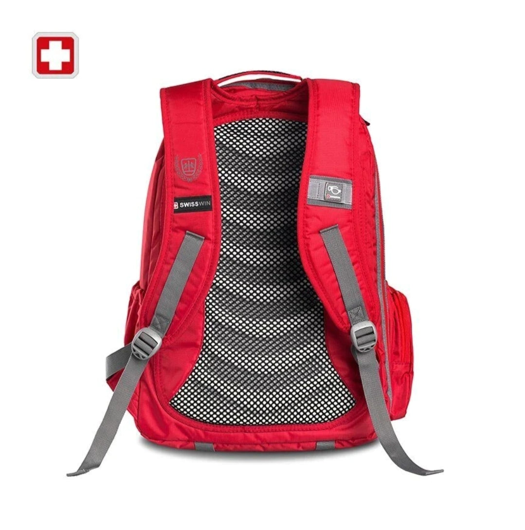 SWISSWIN WATERPROOF 15.6" LAPTOP BACKPACK RED