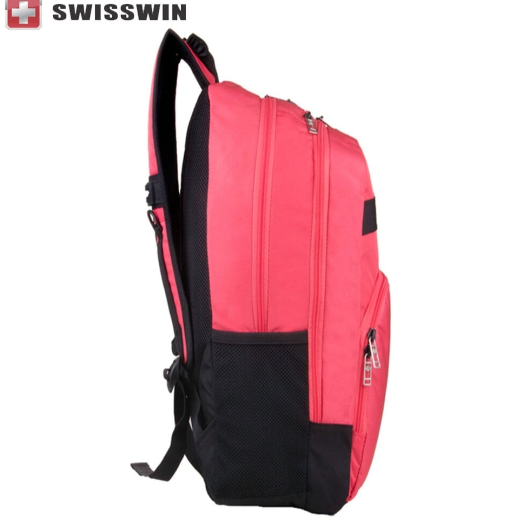 Swisswin Laptop Backpack 15.6 Model Swk2001 Pink