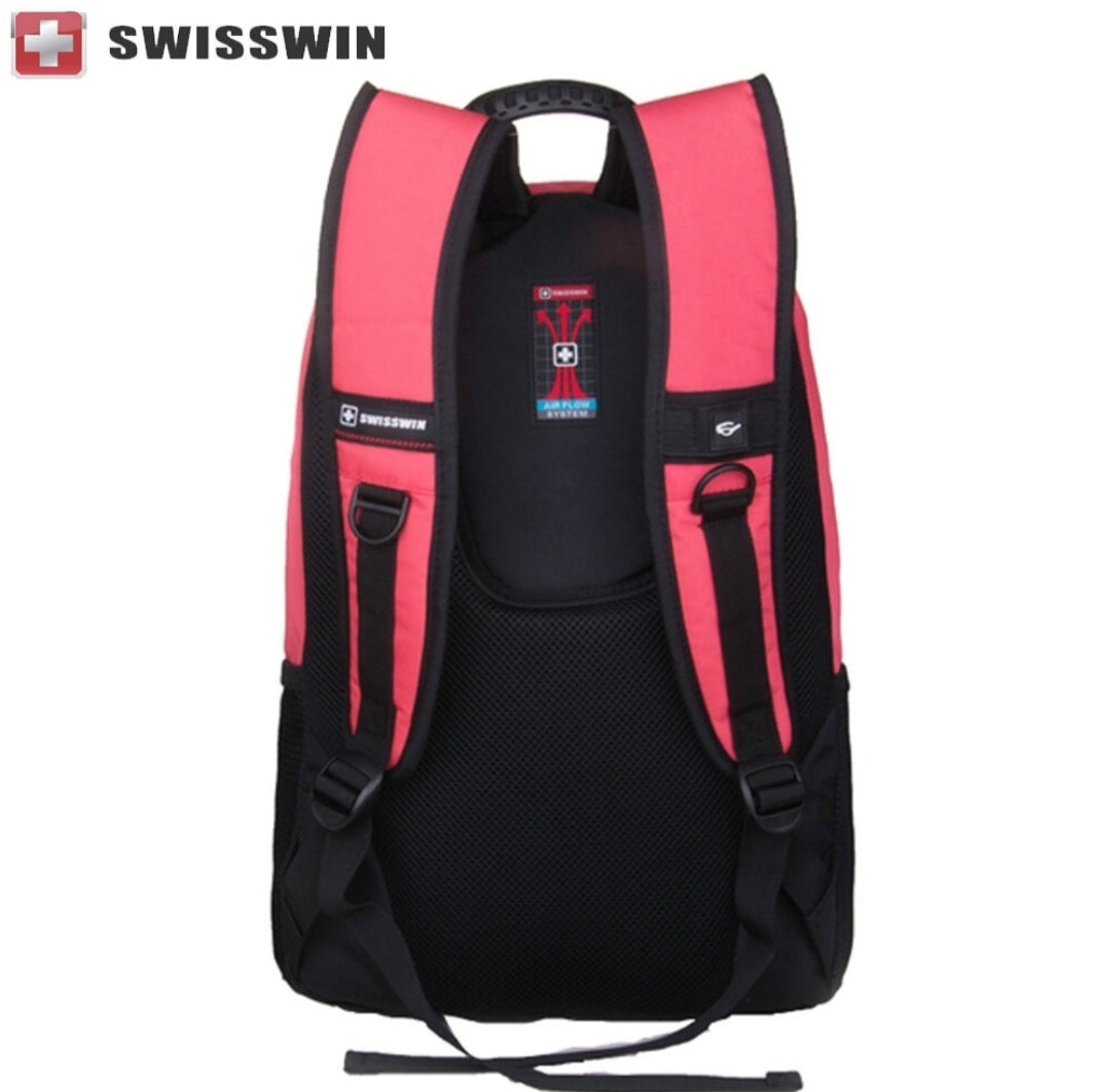 Swisswin Laptop Backpack 15.6 Model Swk2001 Pink