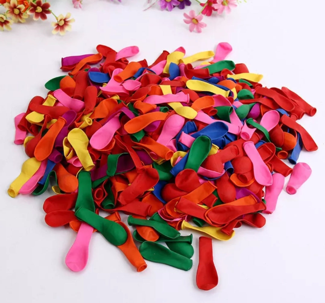 Small Size Colorfull Baloons 100 pcs