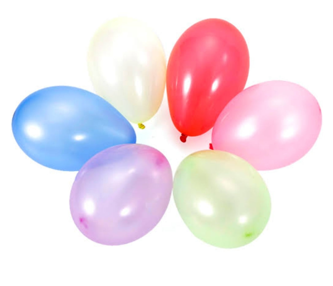 Medium Size Colorfull Baloons 100 Pcs