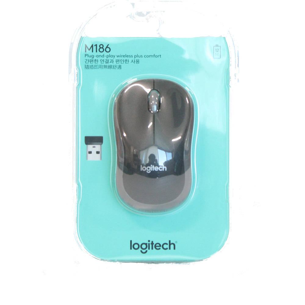 Logitech M186 Wireless Mouse High Copy