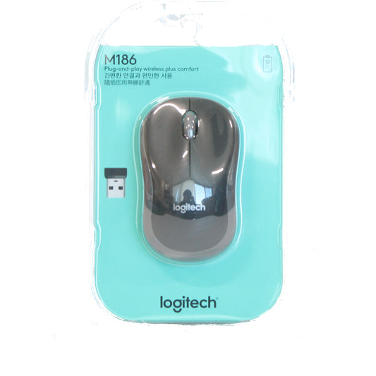 Logitech M186 Wireless Mouse High Copy