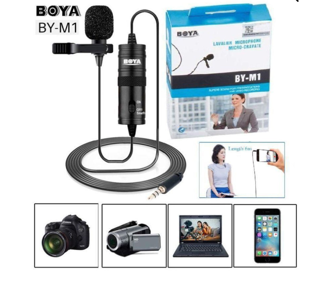 Boya By-M1 Professional Collar Microphone