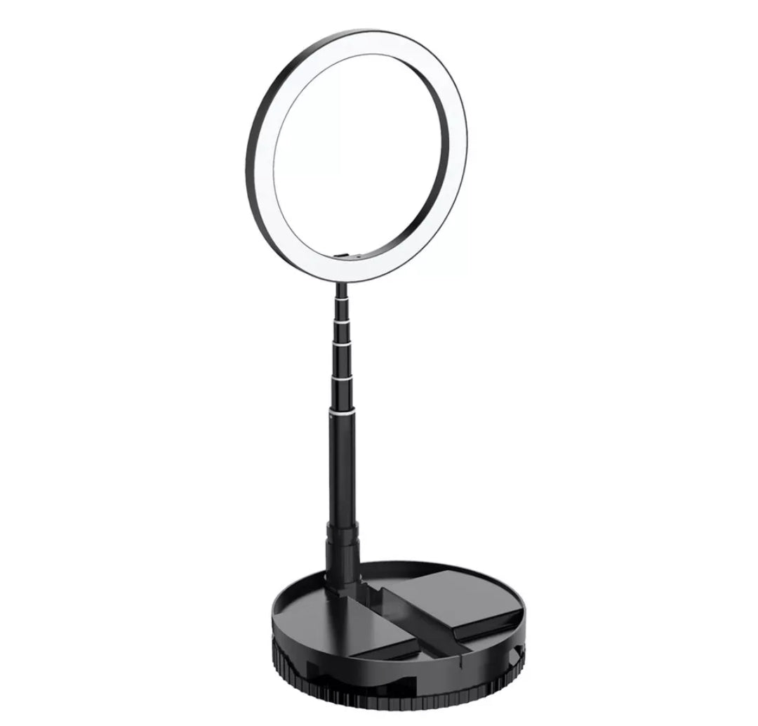 G1 26cm Led Ring Light With 2.1m Folding Stand