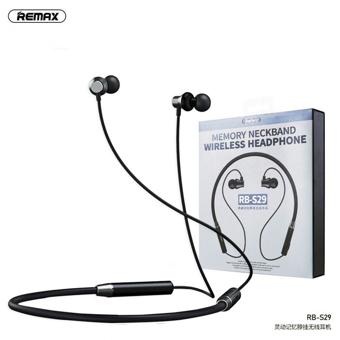 Remax Rb-S29 Wireless Bluetooth Sport Magnetic Sweat-Proof Headset Earphone With Mic New Model